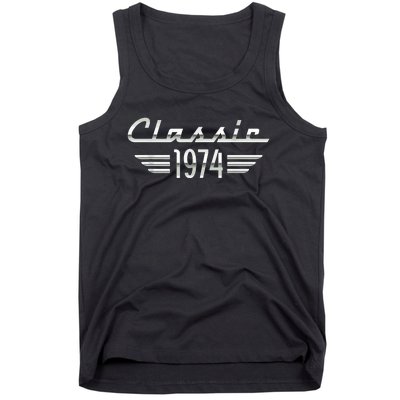 50 Year Old Gifts For Classic 1974 50th Birthday Tank Top