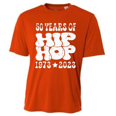 50 Years Old 50th Anniversary Of Hip Hop Cooling Performance Crew T-Shirt