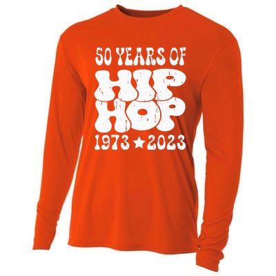 50 Years Old 50th Anniversary Of Hip Hop Cooling Performance Long Sleeve Crew