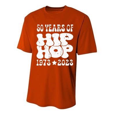 50 Years Old 50th Anniversary Of Hip Hop Performance Sprint T-Shirt