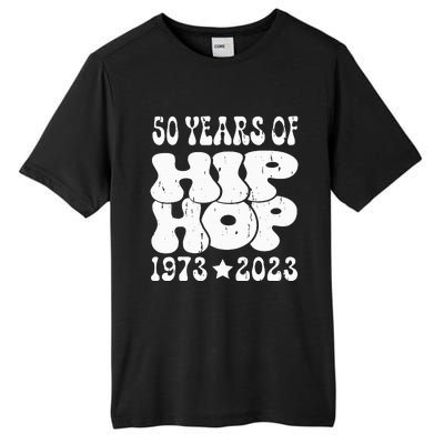 50 Years Old 50th Anniversary Of Hip Hop Tall Fusion ChromaSoft Performance T-Shirt