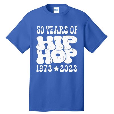 50 Years Old 50th Anniversary Of Hip Hop Tall T-Shirt