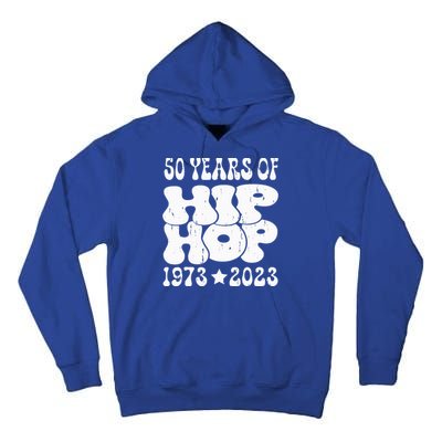 50 Years Old 50th Anniversary Of Hip Hop Tall Hoodie