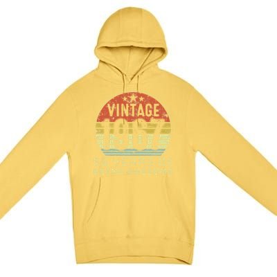 56 Year Old Birthday Vintage 1967 56th Birthday Premium Pullover Hoodie