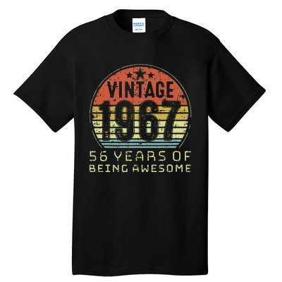 56 Year Old Birthday Vintage 1967 56th Birthday Tall T-Shirt