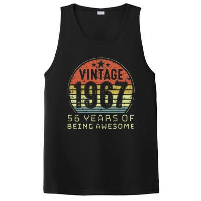 56 Year Old Birthday Vintage 1967 56th Birthday PosiCharge Competitor Tank