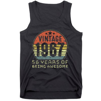 56 Year Old Birthday Vintage 1967 56th Birthday Tank Top