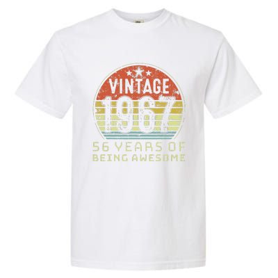 56 Year Old Birthday Vintage 1967 56th Birthday Garment-Dyed Heavyweight T-Shirt