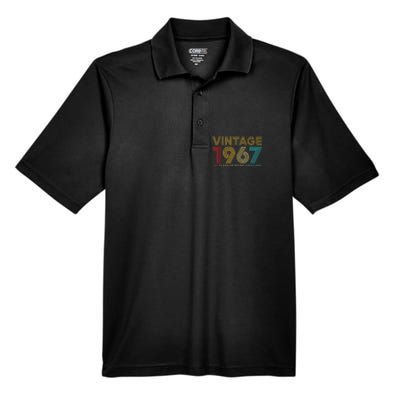 55 Year Old Vintage 1967 Limited Edition 55th Birthday Men's Origin Performance Pique Polo