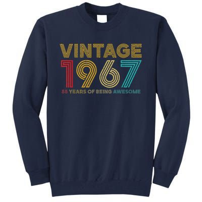 55 Year Old Vintage 1967 Limited Edition 55th Birthday Tall Sweatshirt