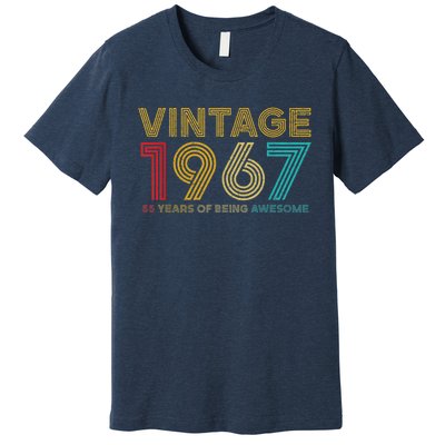 55 Year Old Vintage 1967 Limited Edition 55th Birthday Premium T-Shirt