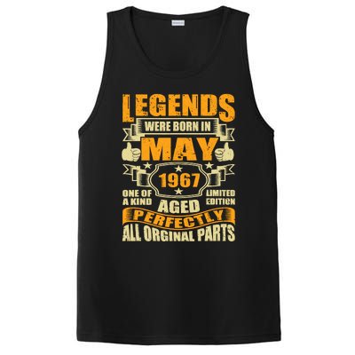 57 Years Old Legends Were Born In May 1967 57th Birthday PosiCharge Competitor Tank