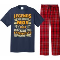 57 Years Old Legends Were Born In May 1967 57th Birthday Pajama Set