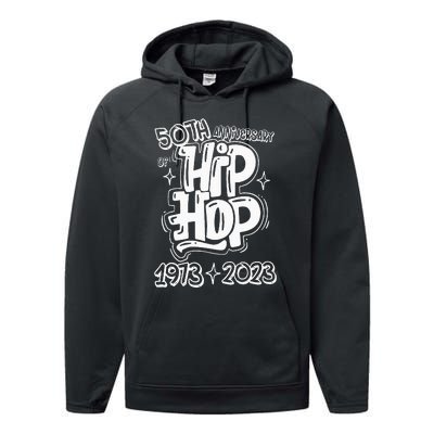 50 Years Old 50th Anniversary Of Hip Hop Graffiti Hip Hop Performance Fleece Hoodie