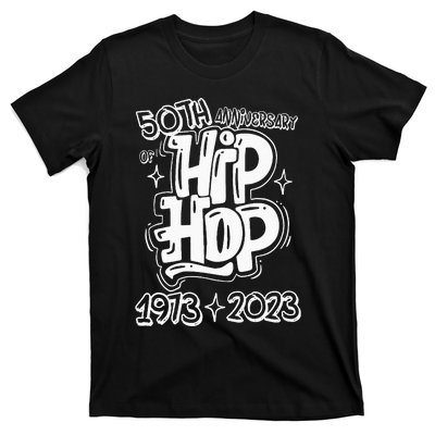 50 Years Old 50th Anniversary Of Hip Hop Graffiti Hip Hop T-Shirt