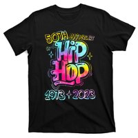 50 Years Old 50th Anniversary Of Hip Hop Tie Dye Hip Hop T-Shirt