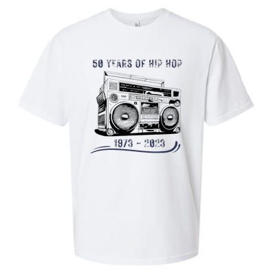 50 Years Of Hip Hop 50th Anniversary Of Rap Sueded Cloud Jersey T-Shirt