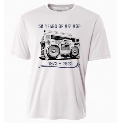 50 Years Of Hip Hop 50th Anniversary Of Rap Cooling Performance Crew T-Shirt