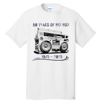 50 Years Of Hip Hop 50th Anniversary Of Rap Tall T-Shirt