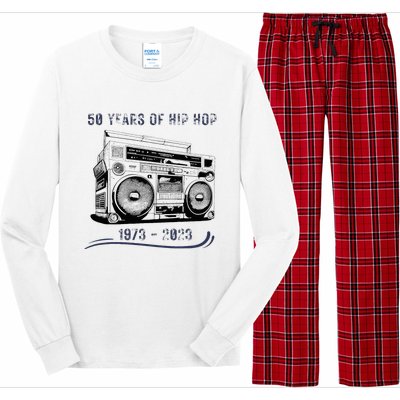 50 Years Of Hip Hop 50th Anniversary Of Rap Long Sleeve Pajama Set