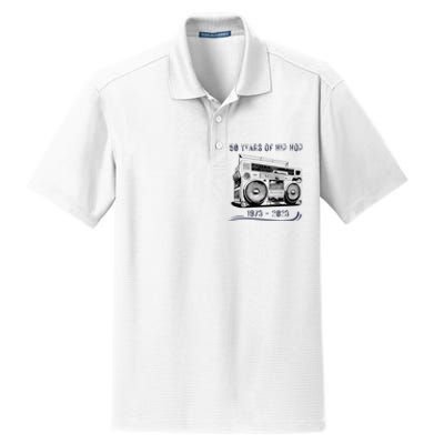 50 Years Of Hip Hop 50th Anniversary Of Rap Dry Zone Grid Polo