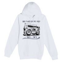 50 Years Of Hip Hop 50th Anniversary Of Rap Premium Pullover Hoodie