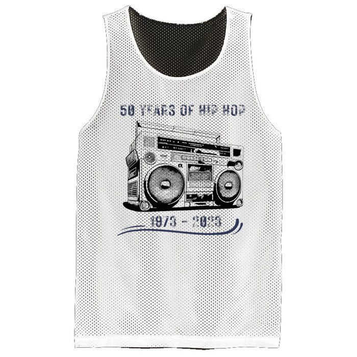 50 Years Of Hip Hop 50th Anniversary Of Rap Mesh Reversible Basketball Jersey Tank