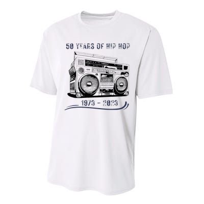 50 Years Of Hip Hop 50th Anniversary Of Rap Performance Sprint T-Shirt