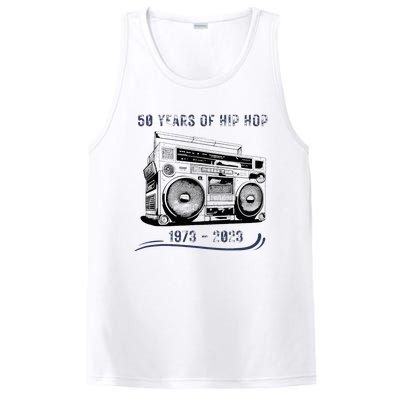 50 Years Of Hip Hop 50th Anniversary Of Rap PosiCharge Competitor Tank