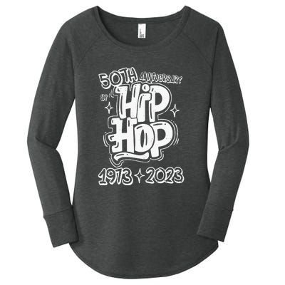 50 Years Old 50th Anniversary Of Hip Hop Graffiti Hip Hop Women's Perfect Tri Tunic Long Sleeve Shirt