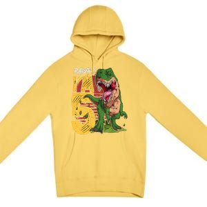 5 Year Old Gifts 5th Birthday Boy Rawr I'm 5 T Rex Dinosaur Premium Pullover Hoodie