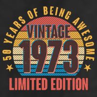 50 Years Of Being Awesome 1973 Limited Edition Vintage Retro Trucker Hat
