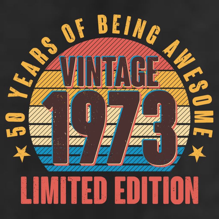 50 Years Of Being Awesome 1973 Limited Edition Vintage Retro Trucker Hat