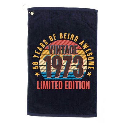 50 Years Of Being Awesome 1973 Limited Edition Vintage Retro Golf Towel