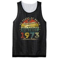 50 Year Old Vintage 1973 Limited Edition 50th Birthday Mesh Reversible Basketball Jersey Tank