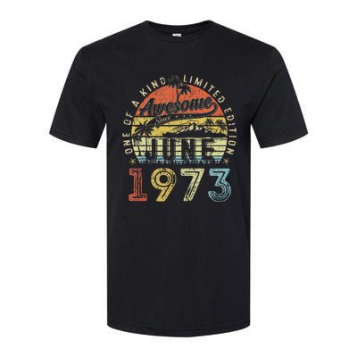 50 Year Old Awesome Since June 1973 50th Birthday Softstyle CVC T-Shirt