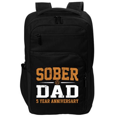 5 Years Sober Dad Aa Alcoholics Anonymous Recovery Sobriety Gift Impact Tech Backpack