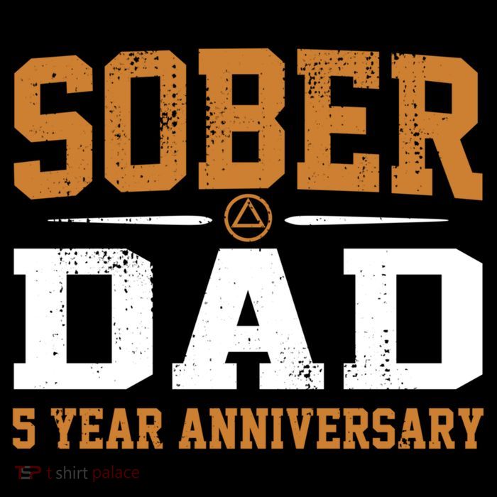 5 Years Sober Dad Aa Alcoholics Anonymous Recovery Sobriety Gift Hooded Wearable Blanket