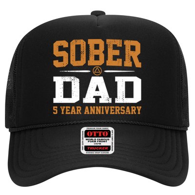 5 Years Sober Dad Aa Alcoholics Anonymous Recovery Sobriety Gift Trucker Hat