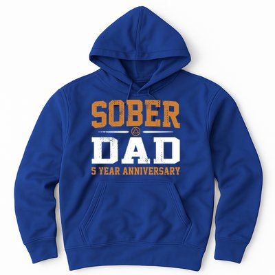 5 Years Sober Dad Aa Alcoholics Anonymous Recovery Sobriety Gift Hoodie