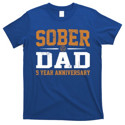 5 Years Sober Dad Aa Alcoholics Anonymous Recovery Sobriety Gift T-Shirt