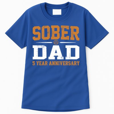 5 Years Sober Dad Aa Alcoholics Anonymous Recovery Sobriety Gift Tall T-Shirt