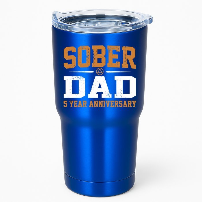 5 Years Sober Dad Aa Alcoholics Anonymous Recovery Sobriety Gift Tumbler