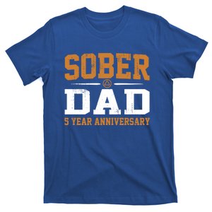 5 Years Sober Dad Aa Alcoholics Anonymous Recovery Sobriety Gift T-Shirt