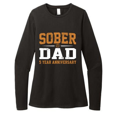 5 Years Sober Dad Aa Alcoholics Anonymous Recovery Sobriety Gift Womens CVC Long Sleeve Shirt