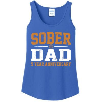 5 Years Sober Dad Aa Alcoholics Anonymous Recovery Sobriety Gift Ladies Essential Tank