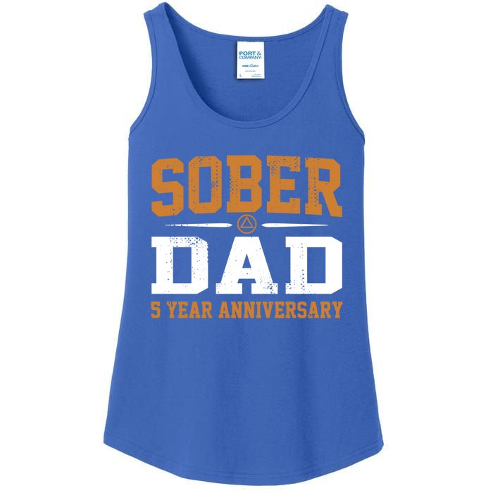 5 Years Sober Dad Aa Alcoholics Anonymous Recovery Sobriety Gift Ladies Essential Tank