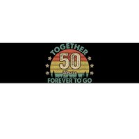 50 Years Together To Go Vintage Bumper Sticker