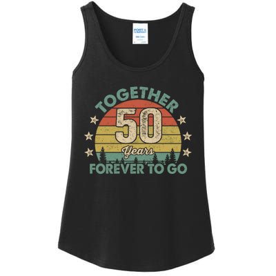 50 Years Together To Go Vintage Ladies Essential Tank