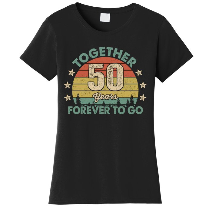 50 Years Together To Go Vintage Women's T-Shirt